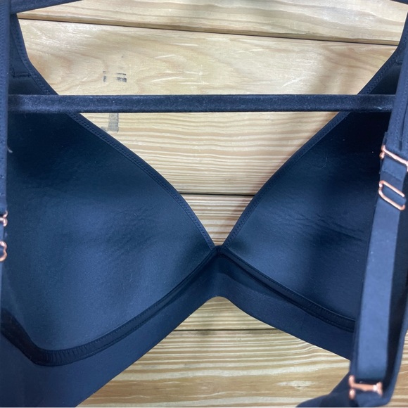 Aerie Womens 38DD Bra Real Me Wireless Black Adjustable Bra - Picture 4 of 6